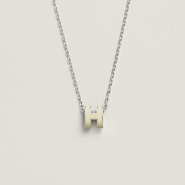 Hm Clic Yellow Enamel Gold Necklace