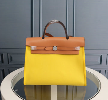 HM Herbag Zip 31 Lemon And Bronze Canvas