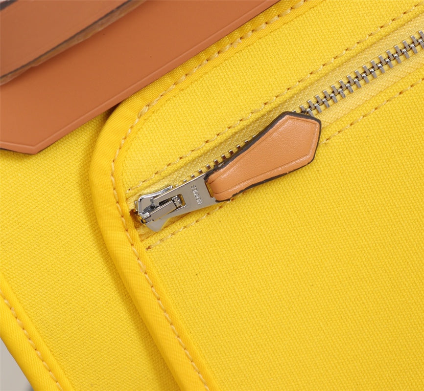 HM Herbag Zip 31 Lemon And Bronze Canvas