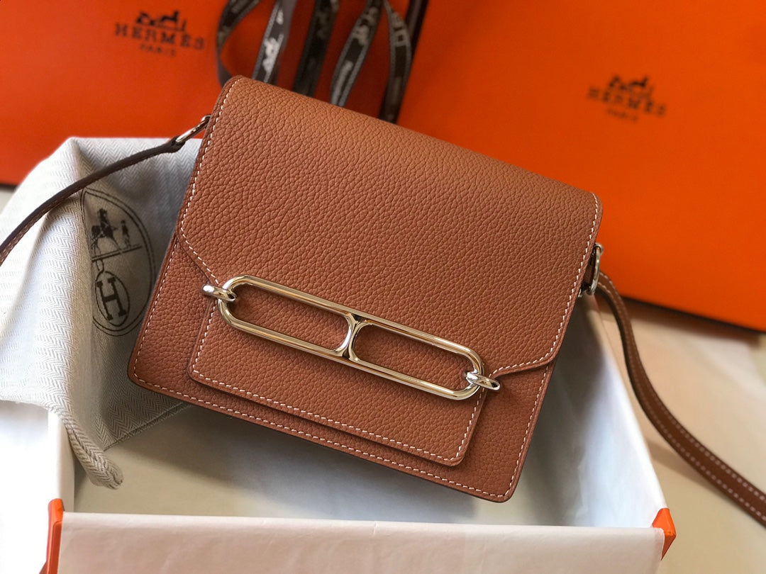 HM Sac Roulis 18 Cider Togo Leather