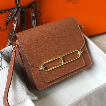 HM Sac Roulis 19 Cider Togo Leather