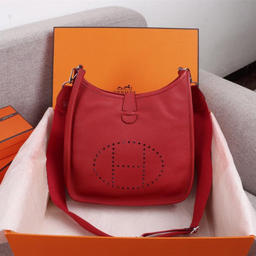 HM Evelyne Bag 28 Red Togo