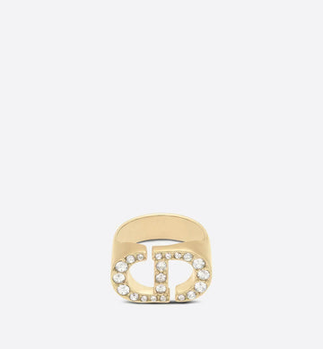 30 Montaigne Ring Gold-Finish Metal And Silver