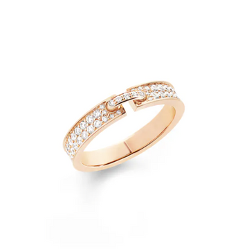 Alliance Liens Évidence Paved Diamond 4MM Ring