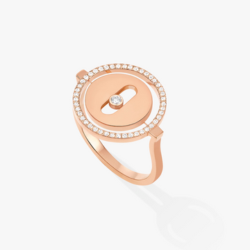 Lucky Move Pink Gold Diamond Ring