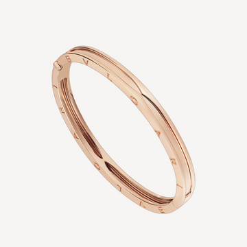 Zero 1 Spiral Pink Gold Bracelet