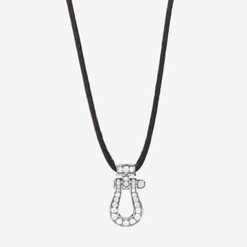 Force 10 Pendant Full Diamond Necklace Medium Model