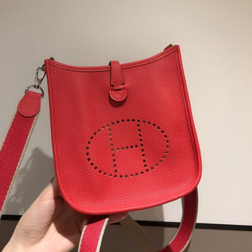 HM Evelyne Mini 18 Red Togo