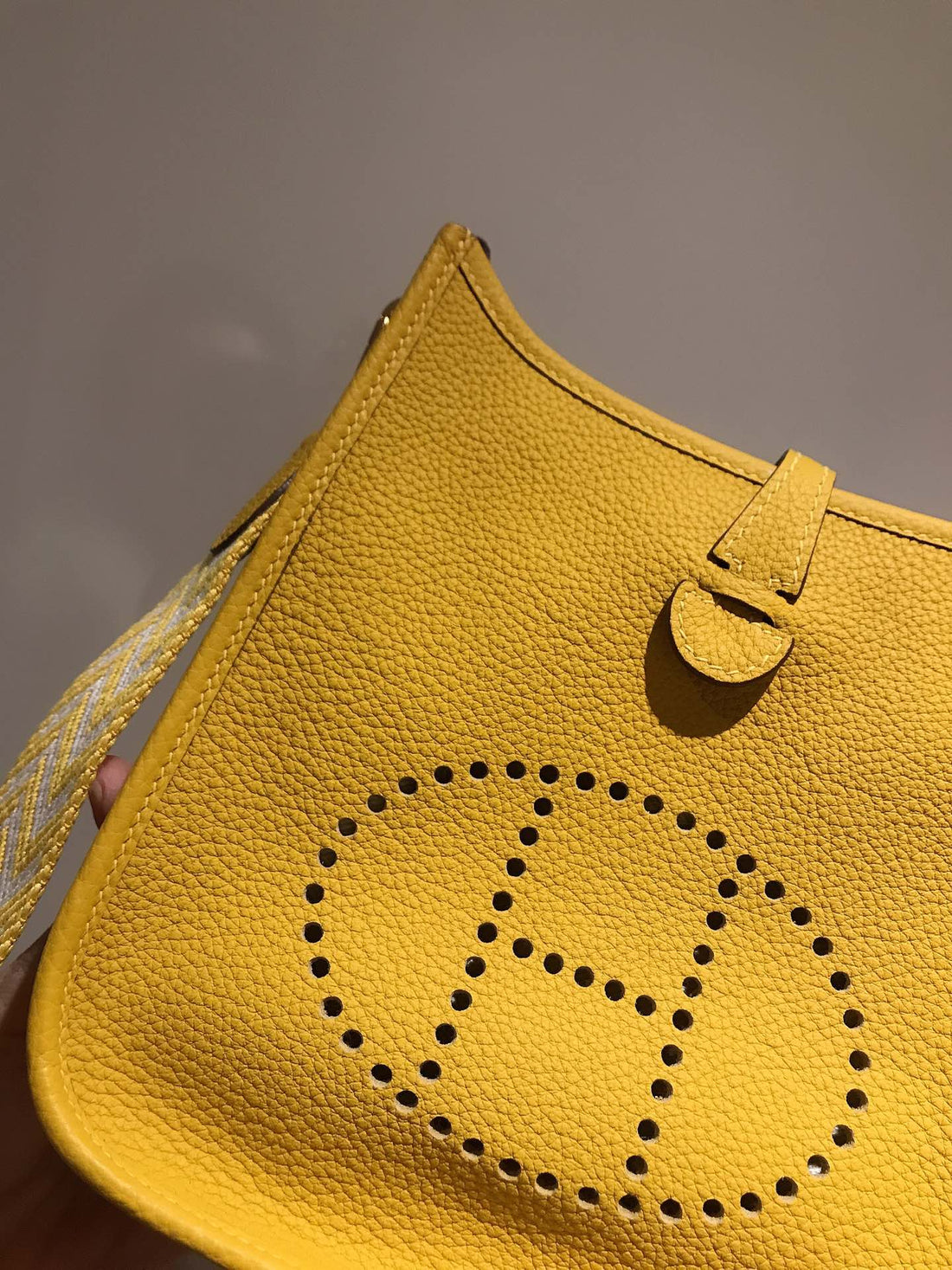 HM Evelyne Mini 18 Amber Togo