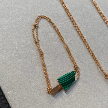 Bvl Ice Cream Bar Malachite Bracelet