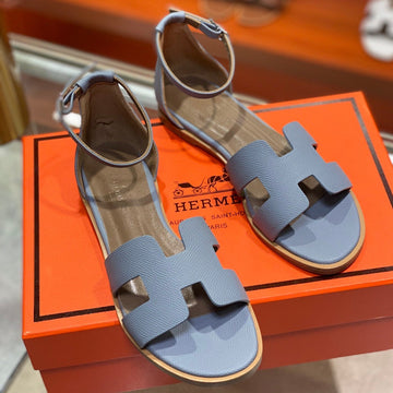 Santorini Sandal Sapphire Calfskin