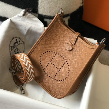 Mini Evelyne 18CM Tan Togo Shw
