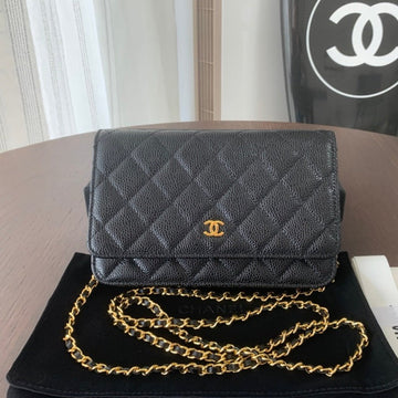 Woc 19CM Black Caviar Gold Hardware