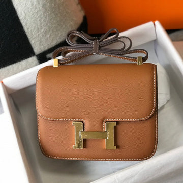 Constance 24 Gold Epsom Leather Gold Hardware
