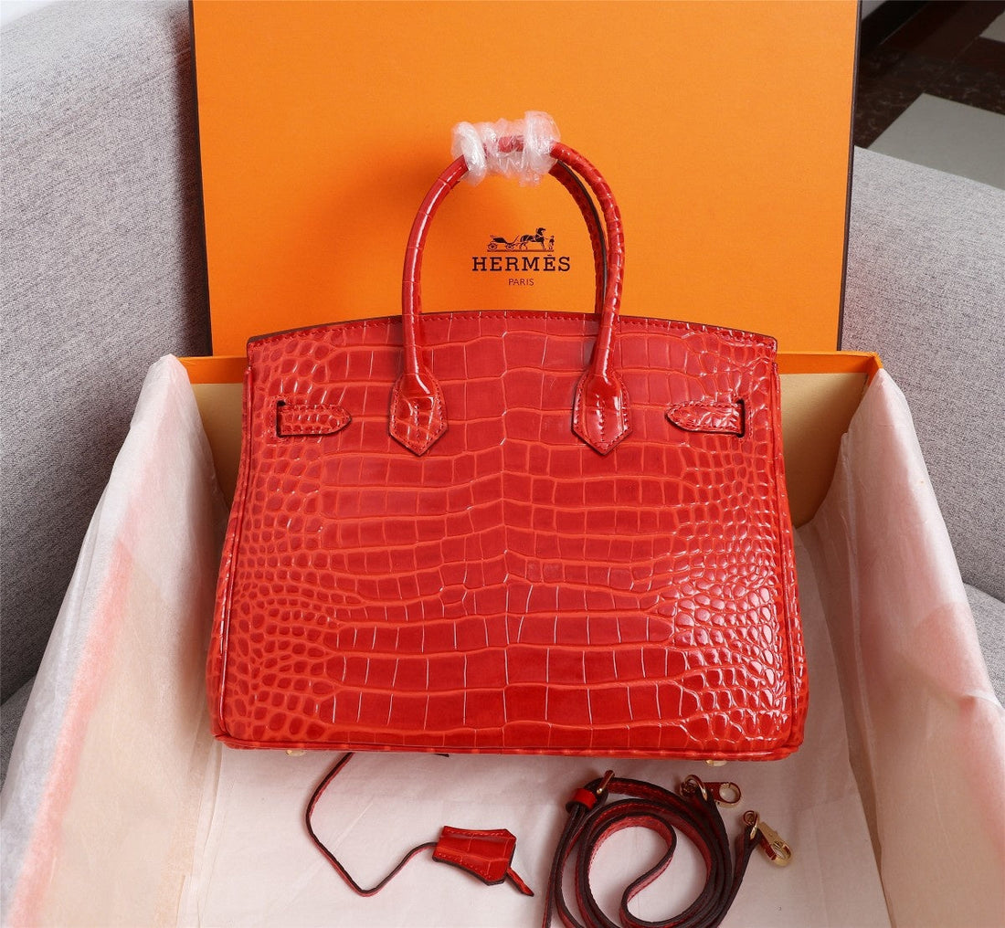 HM Birkin Bag 30 Candy Crocodile Embossed Calfskin