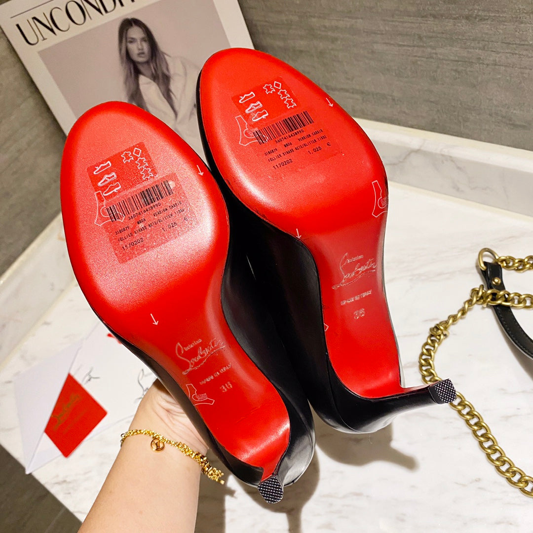 Cl Fifille Pumps 85MM Nappa Leather Black