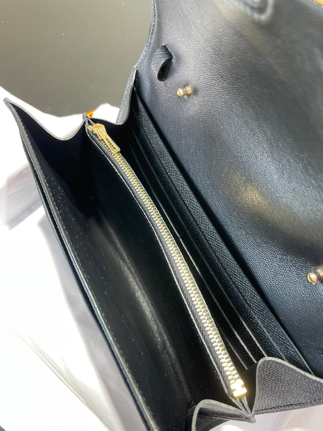 Constance To Go 20.5 Black Epsom Gold Hardware