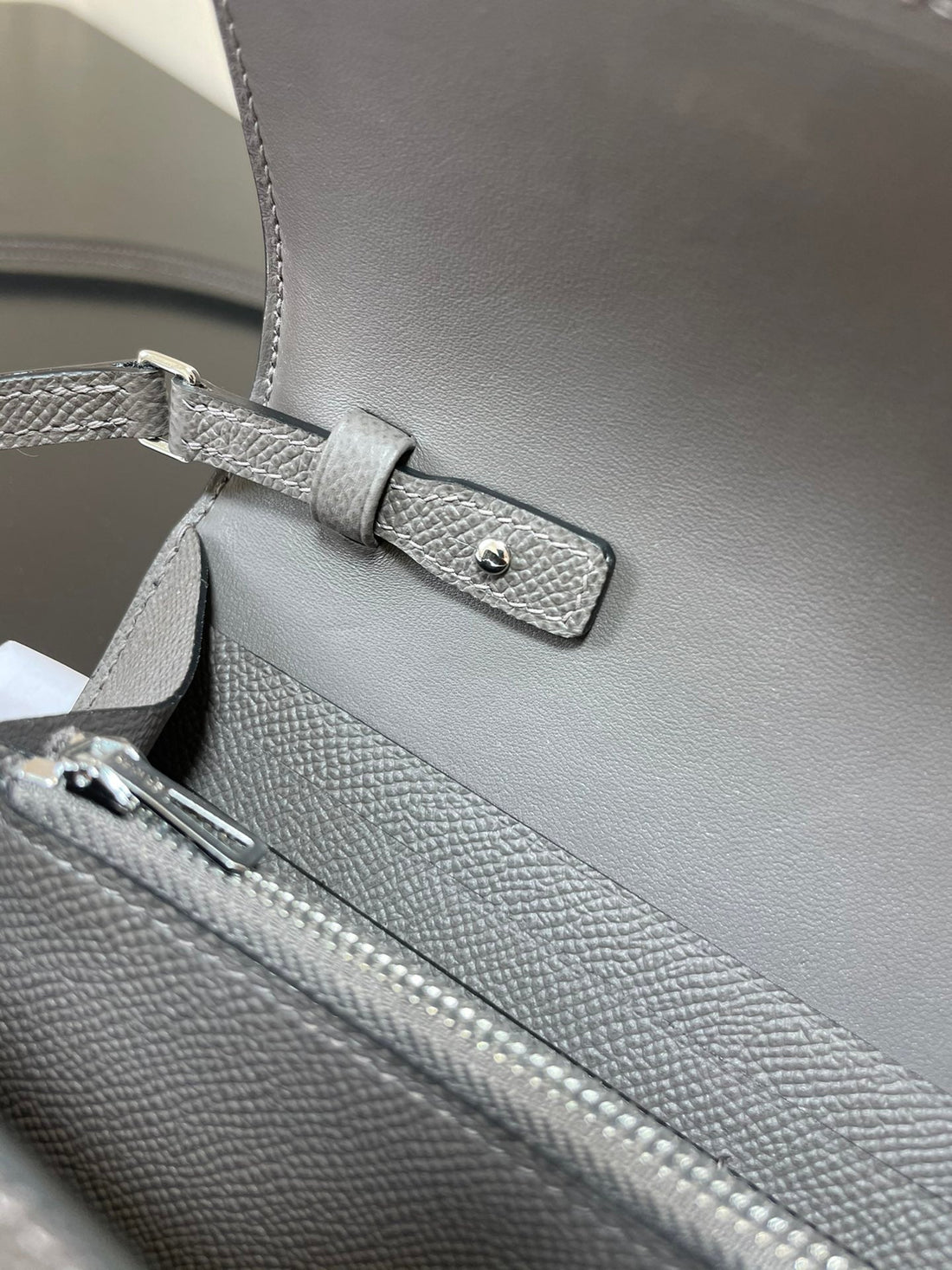 Constance To Go 20.5 Etain Epsom Silver Hardware