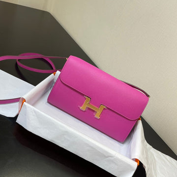 Constance To Go 20.5 Violet Epsom Gold Hardware