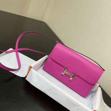Constance To Go 20.5 Violet Epsom Silver Hardware