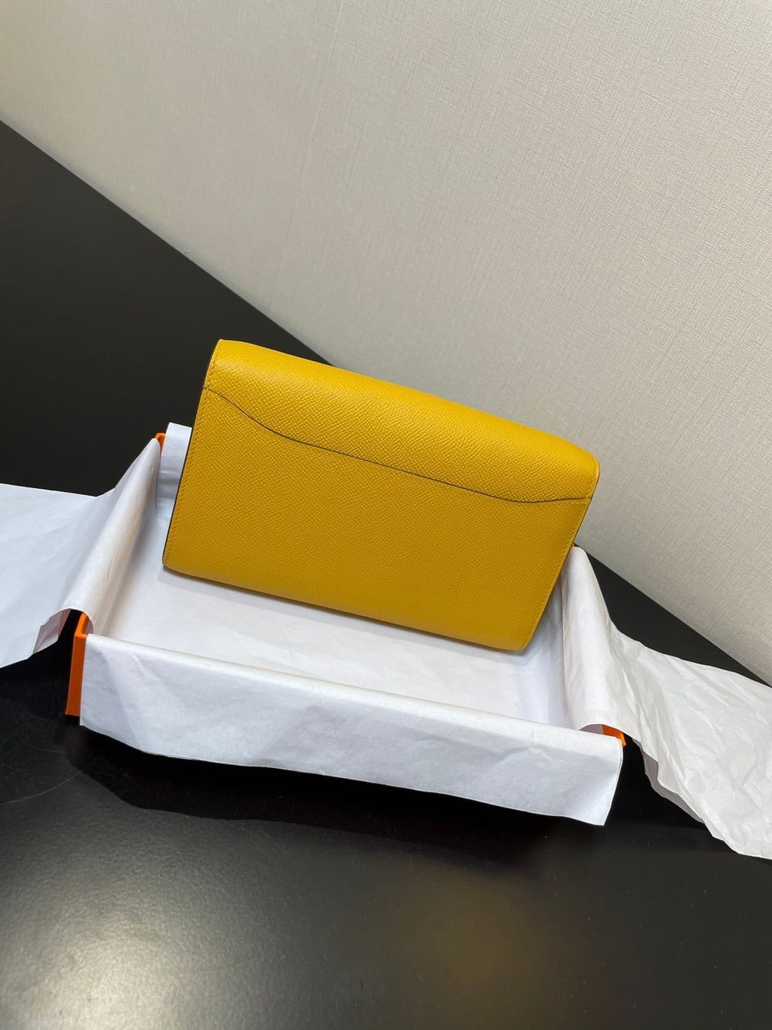 Constance To Go 20.5 Yellow Epsom Gold Hardware