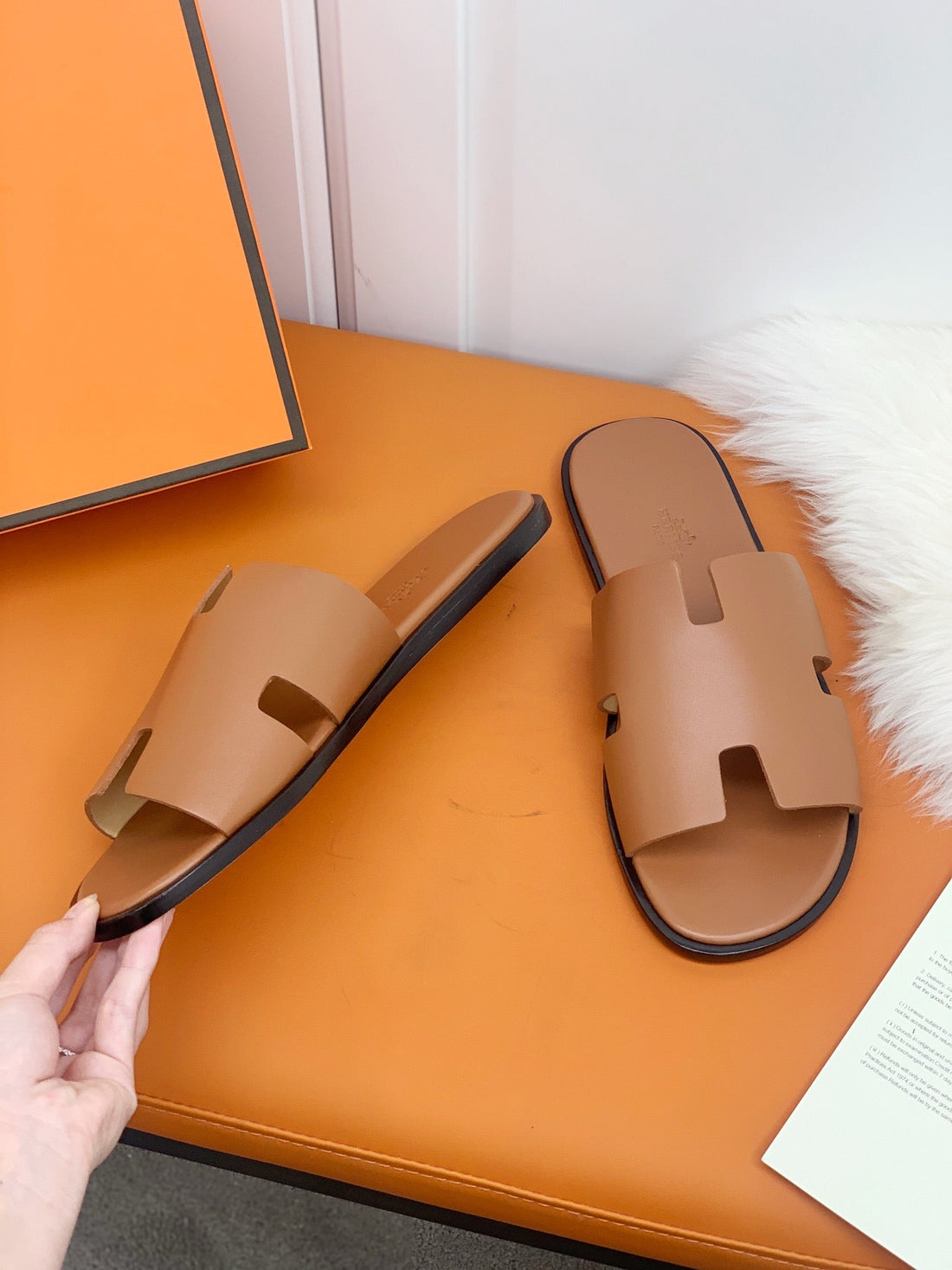 Hm Izmir Sandal Gold Calfskin