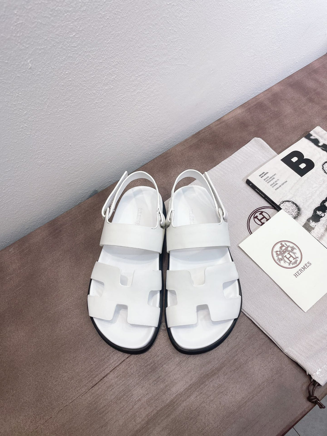 Hm Genius Sandal White Calfskin
