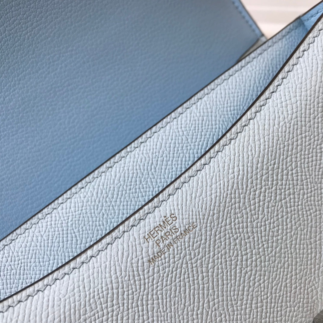 Constance 24 Cloud Blue Epsom Leather Gold Hardware