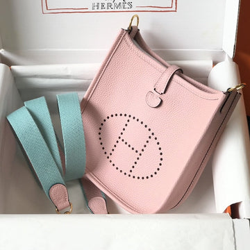 Mini Evelyne 18CM Pink Togo Ghw