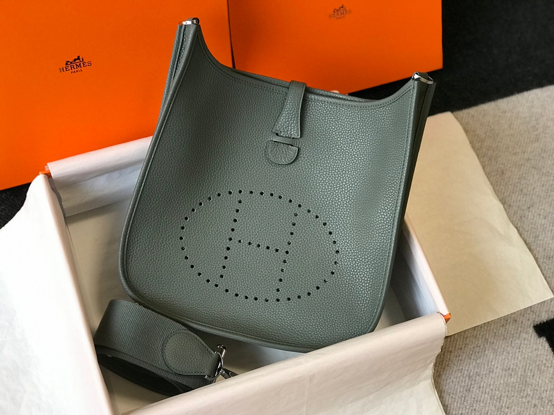 HM Evelyne Bag 28 Hunter Green Togo