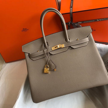 HM Birkin 35CM Bag Khaki Togo Gold Hardware
