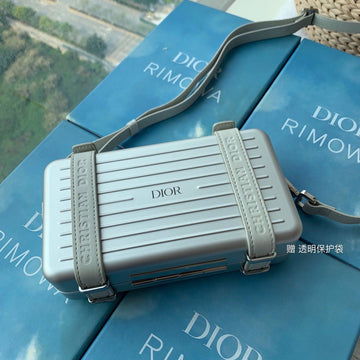 Rimowa 20 Case Bag In Grey Aluminum Magnesium