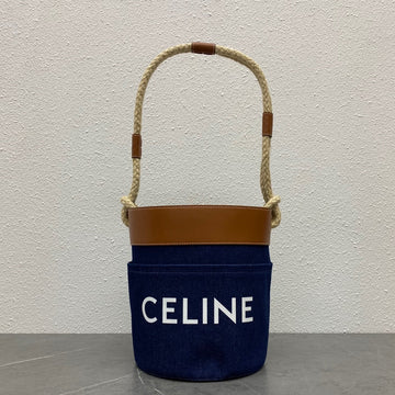 Bucket Corde 23 Denim Fabric Navy Blue