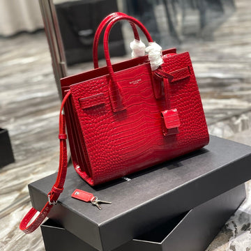 Sac De Jour Baby 26 Red Calfskin Gold Hardware