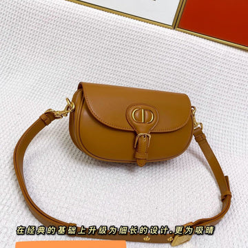 Mini Bobby East-West 20 Bag In Chocolate Brown Calfskin