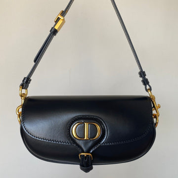 Bobby East-West 22 Bag In Black Calfskin