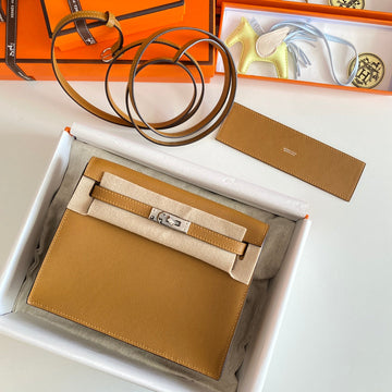 Kelly Danse Ii 22CM Gold Evercolor Leather Shw