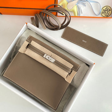 Kelly Danse Ii 22CM Dark Brown Evercolor Leather Shw