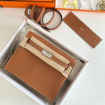 Kelly Danse Ii 22CM Tan Evercolor Leather Shw