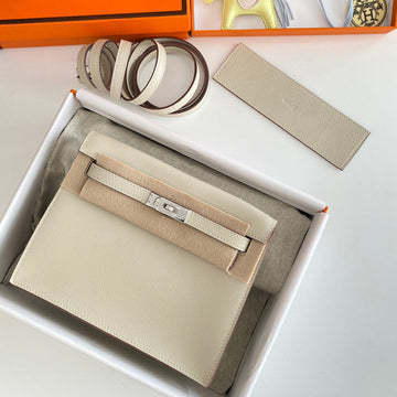 Kelly Danse Ii 22CM White Evercolor Leather Shw