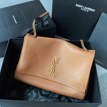 Kate Medium Reversible 28.5cm Brown Calfskin Suede Calfskin