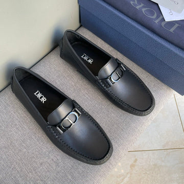 CD Odéon Loafer Black Calfskin
