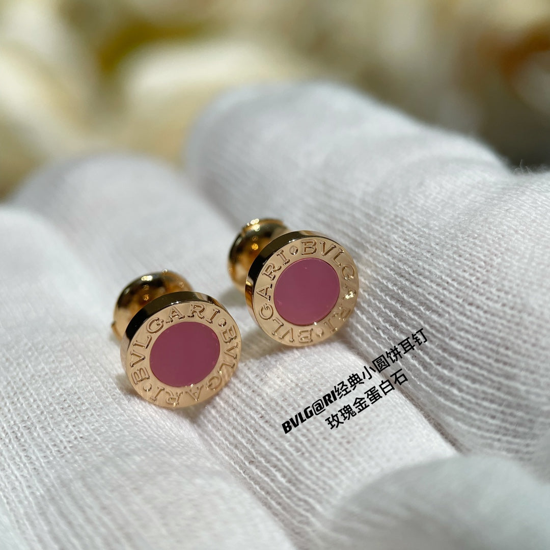 Bvl Earrings Cluster Pink Mop