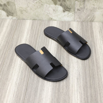 Hm Izmir Sandal Black Calfskin