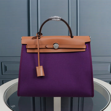 HM Herbag Zip 31 Violet And Copper Canvas