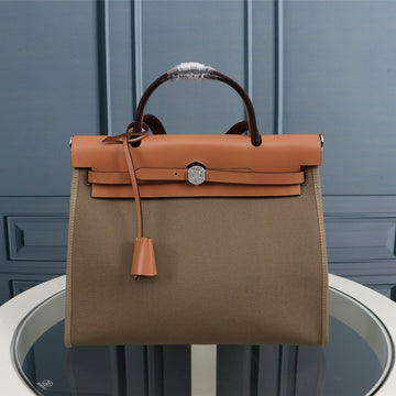 HM Herbag Zip 31 Olive And Bronze Canvas