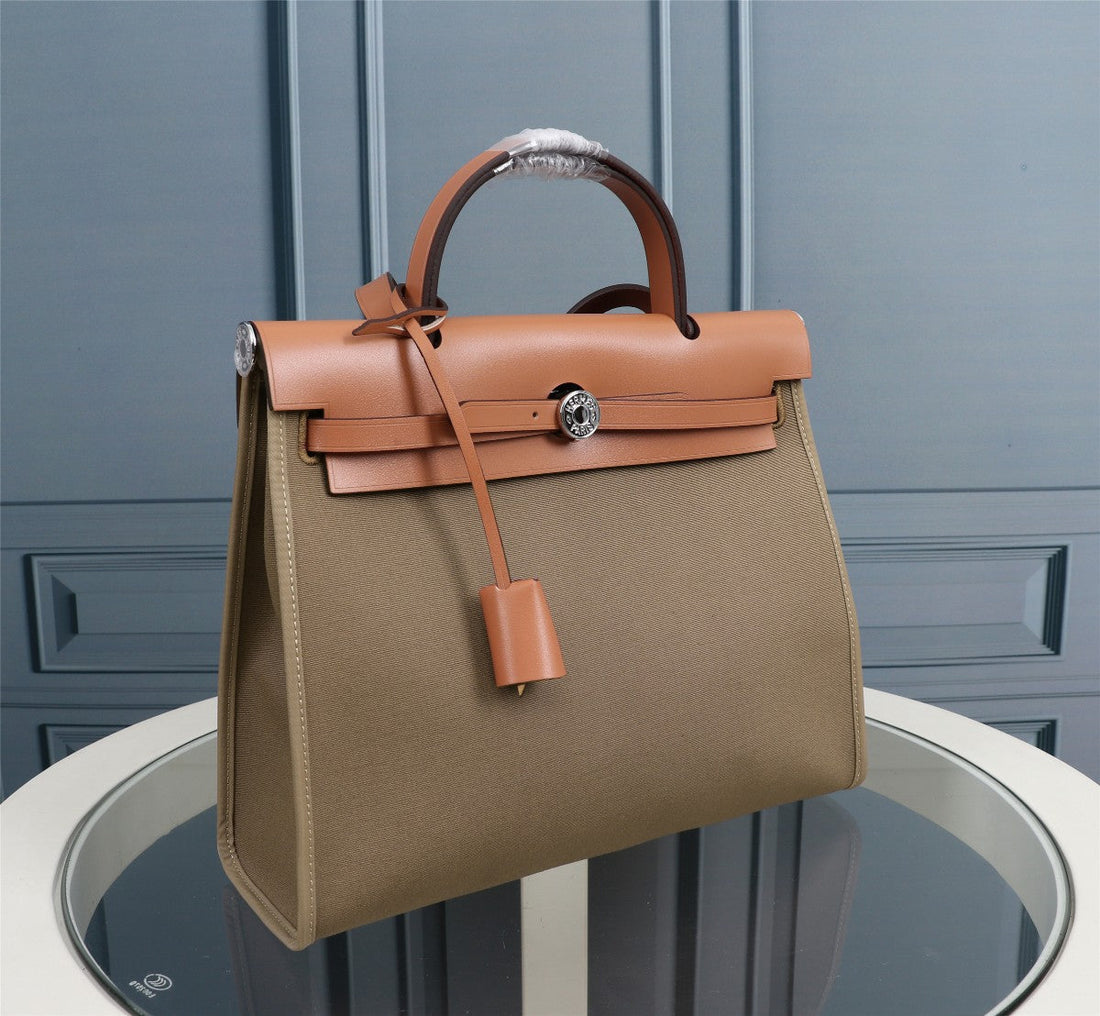 HM Herbag Zip 31 Olive And Bronze Canvas