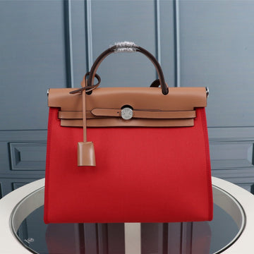 HM Herbag Zip 31 Red And Cider Canvas