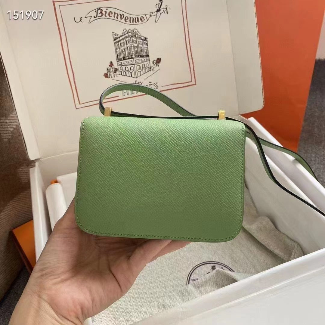 Constance 14 Light Green Epsom
