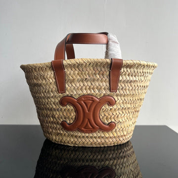 Triphome 35 Beige Moroccan Raffia Fibers Bag